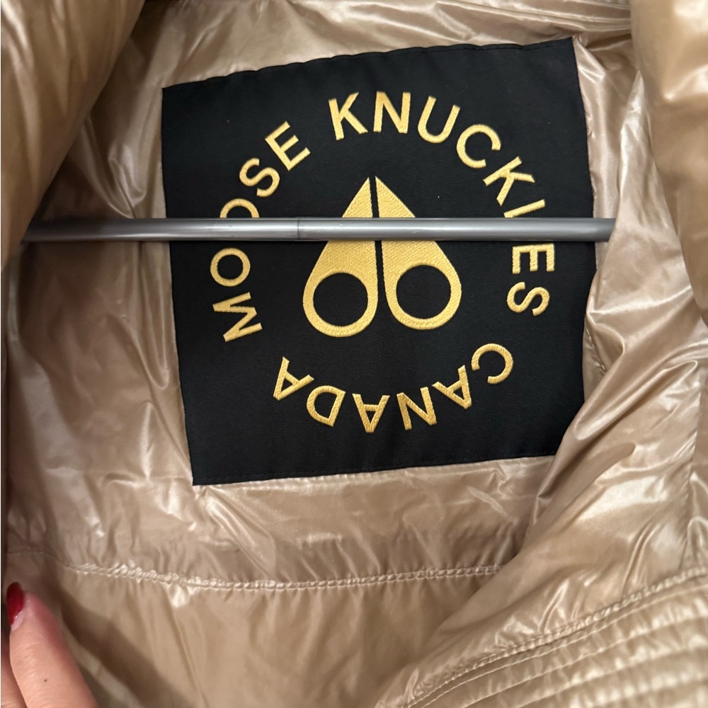 Moose Knuckles Light Brown Puffer Jacket - Picture 3 of 4